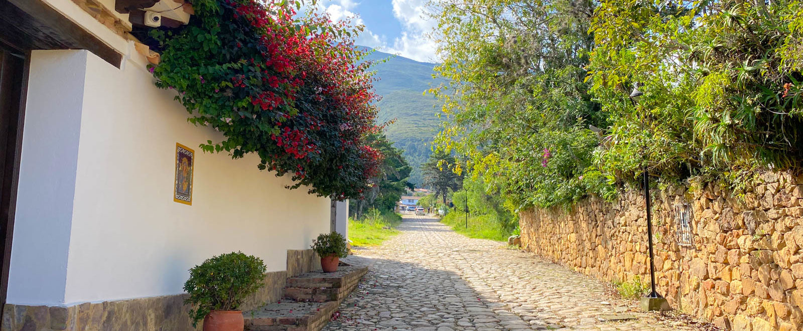 Calles empedradas de Villa de Leyva